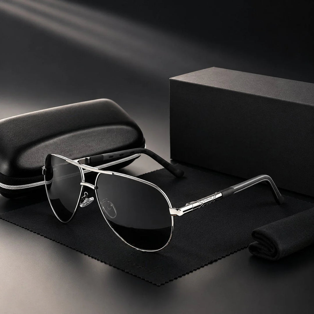 Polarized Aviator Sunglasses for Men – UV400 Anti-Glare
