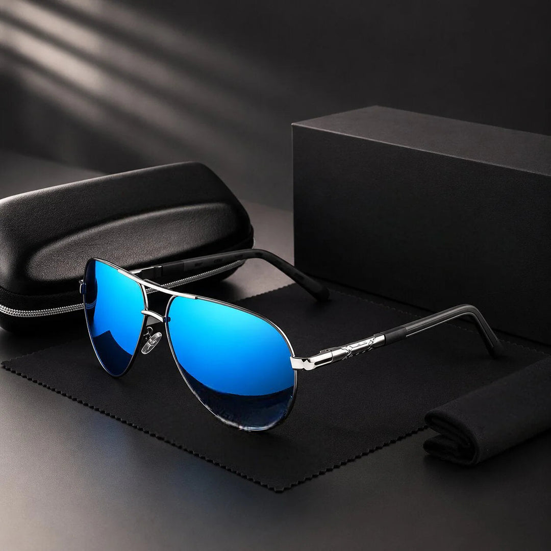 Polarized Aviator Sunglasses for Men – UV400 Anti-Glare