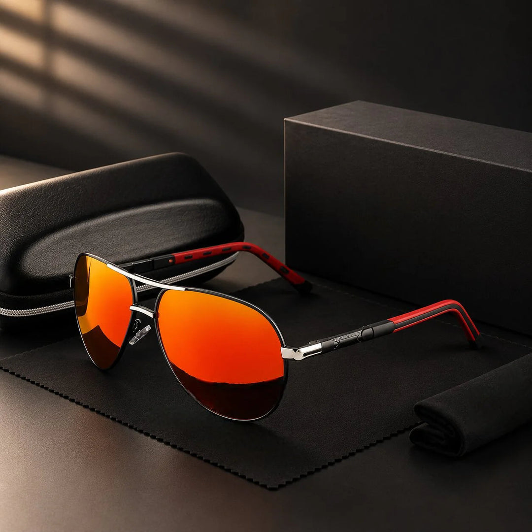 Polarized Aviator Sunglasses for Men – UV400 Anti-Glare