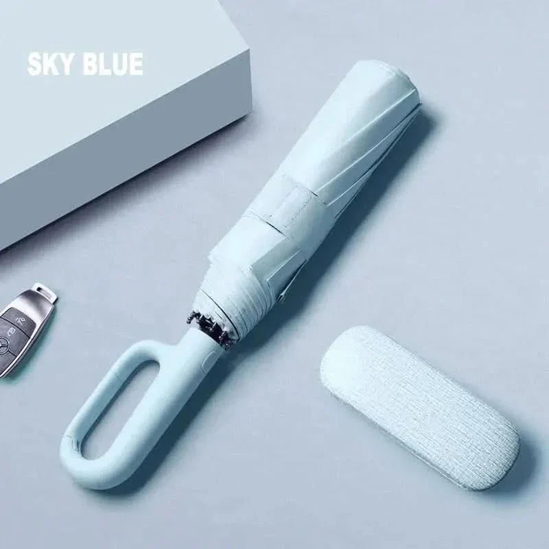 Automatic Windproof Umbrella with UV Protection, Foldable