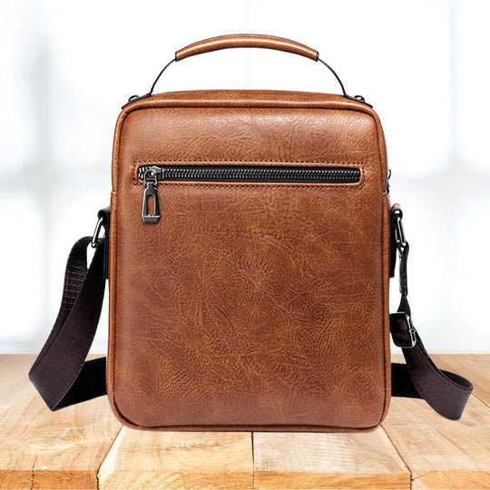 Small Leather Crossbody Bag for Men