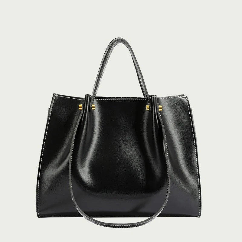 Vegan Leather Shopper Bag – Handmade, Durable & Spacious