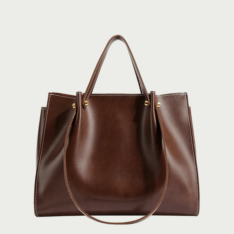Vegan Leather Shopper Bag – Handmade, Durable & Spacious