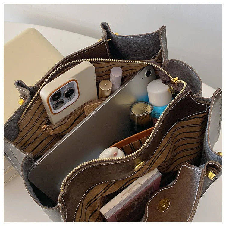 Vegan Leather Shopper Bag – Handmade, Durable & Spacious