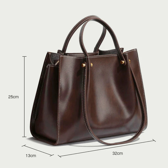 Vegan Leather Shopper Bag – Handmade, Durable & Spacious