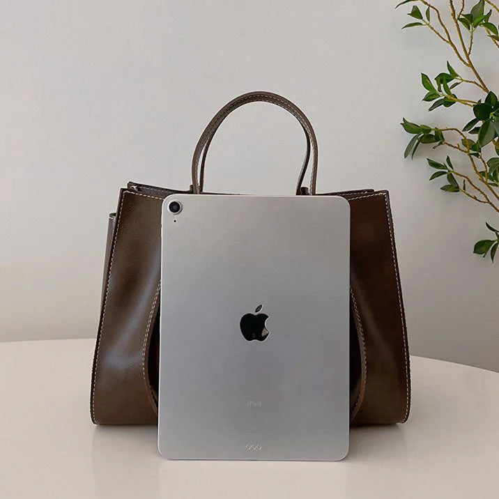 Vegan Leather Shopper Bag – Handmade, Durable & Spacious
