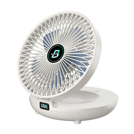Rechargeable Mini Fan – Table & Wall, Cordless, Quiet