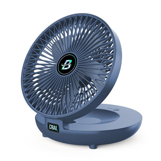 Rechargeable Mini Fan – Table & Wall, Cordless, Quiet