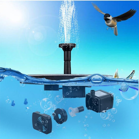 Solar Floating Fountain Pump for Ponds & Bird Baths