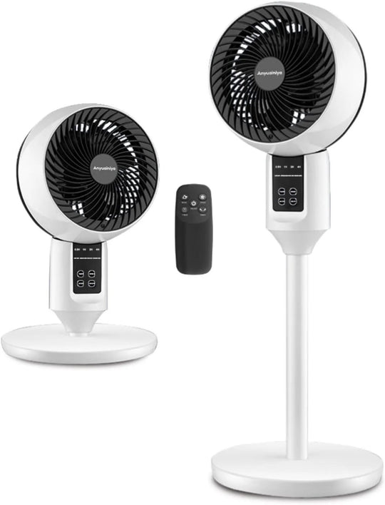 Adjustable Tripod Fan with 3D Oscillation - Whisper Quiet
