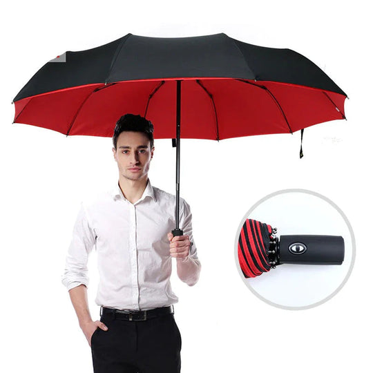Storm-Resistant Foldable Umbrella