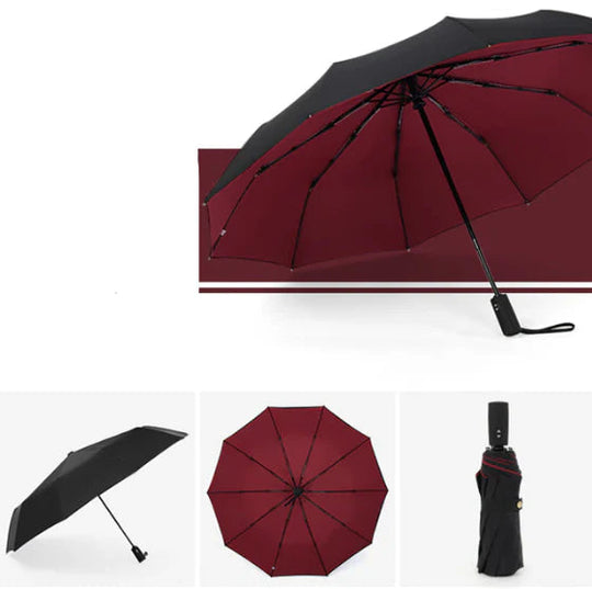 Storm-Resistant Foldable Umbrella