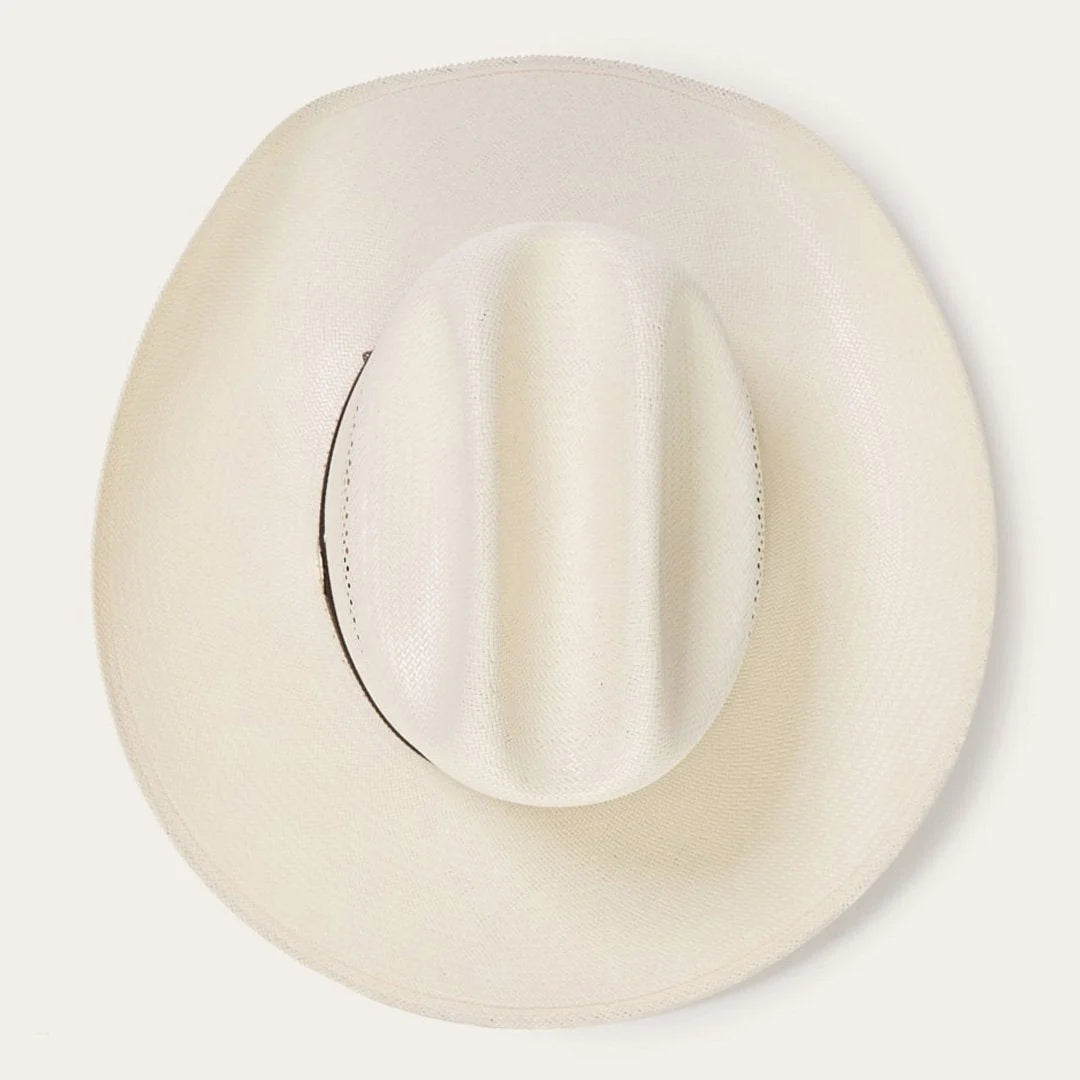 Straw Cowboy Hat – Ventilated with Leather Band