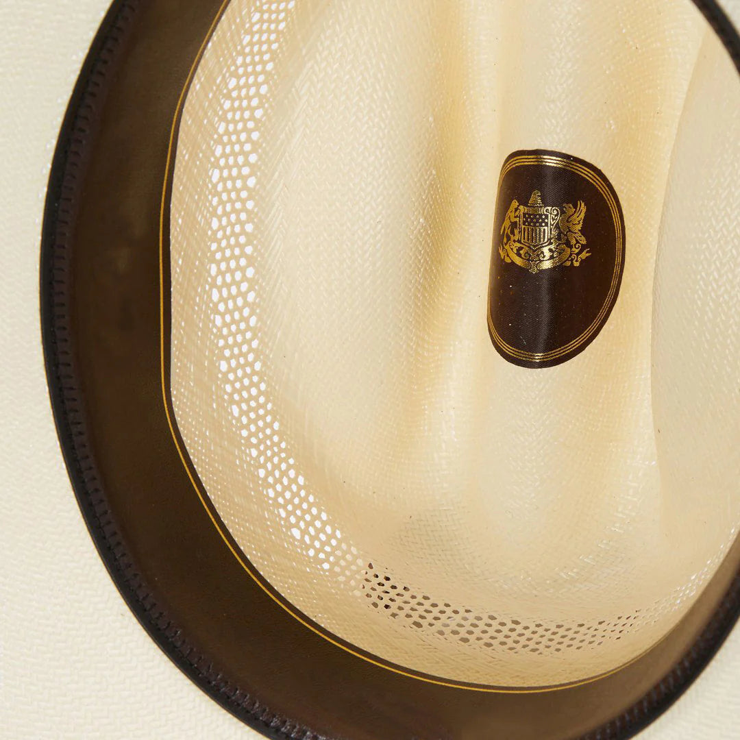 Straw Cowboy Hat – Ventilated with Leather Band