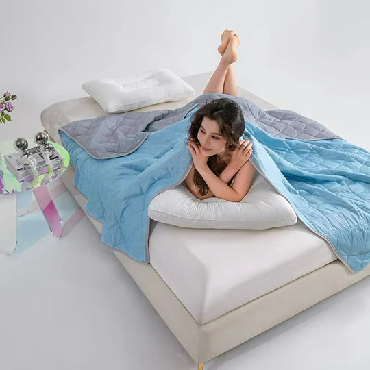 Cooling Summer Duvet - Reversible & Temperature-Regulating