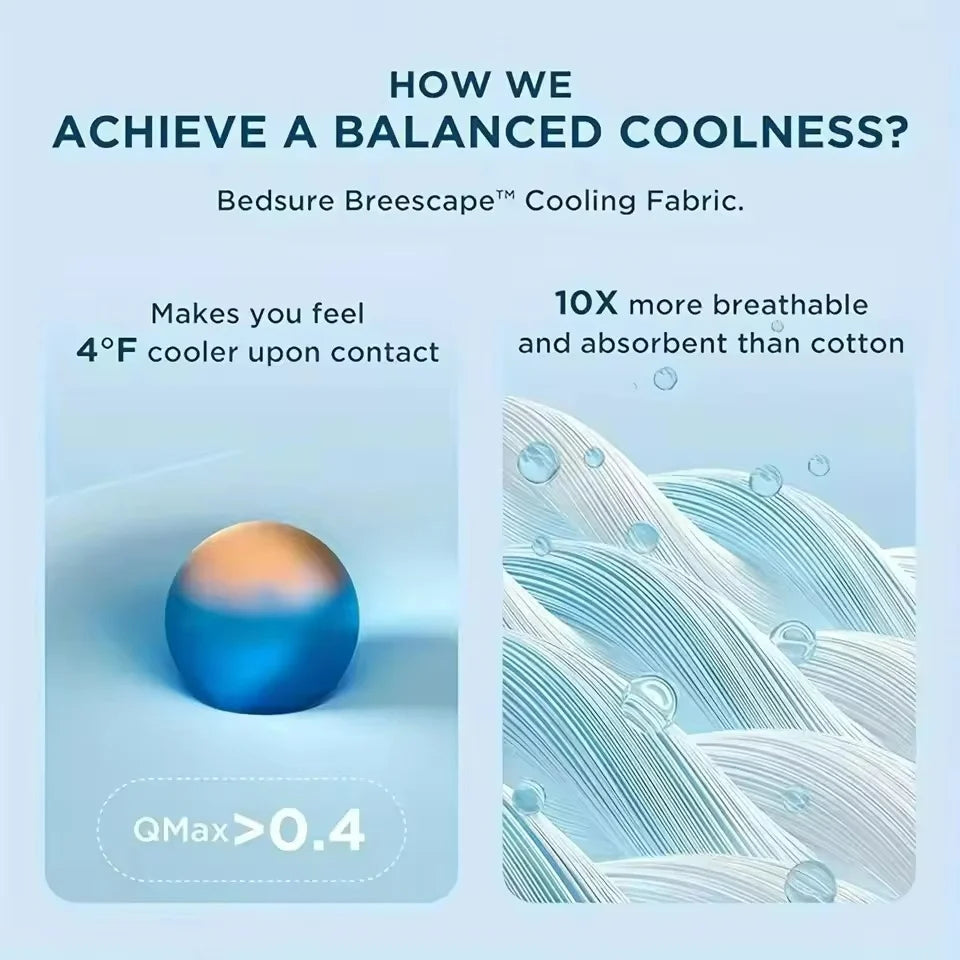 Cooling Summer Duvet - Reversible & Temperature-Regulating