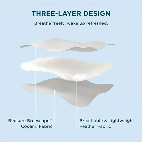 Cooling Summer Duvet - Reversible & Temperature-Regulating
