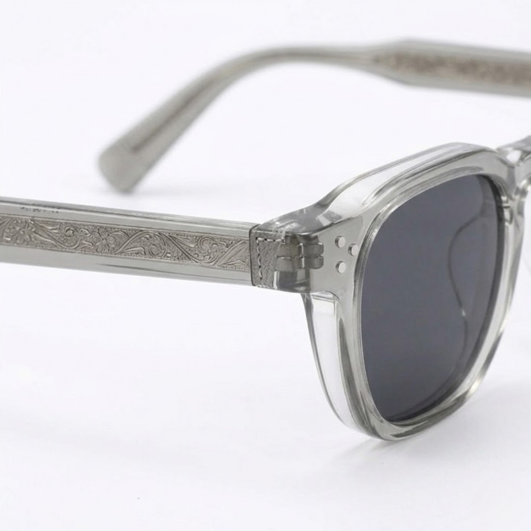 Square UV400 Sunglasses - Men's Retro Design