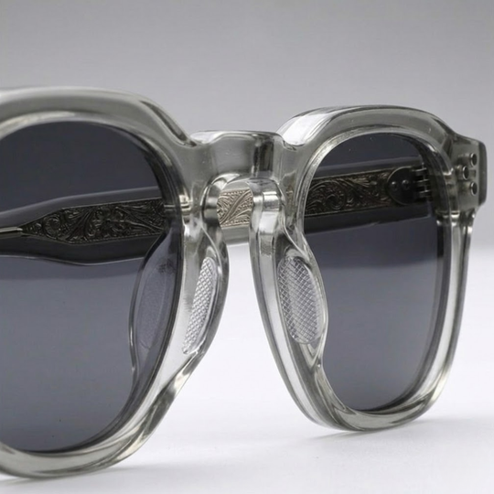 Square UV400 Sunglasses - Men's Retro Design