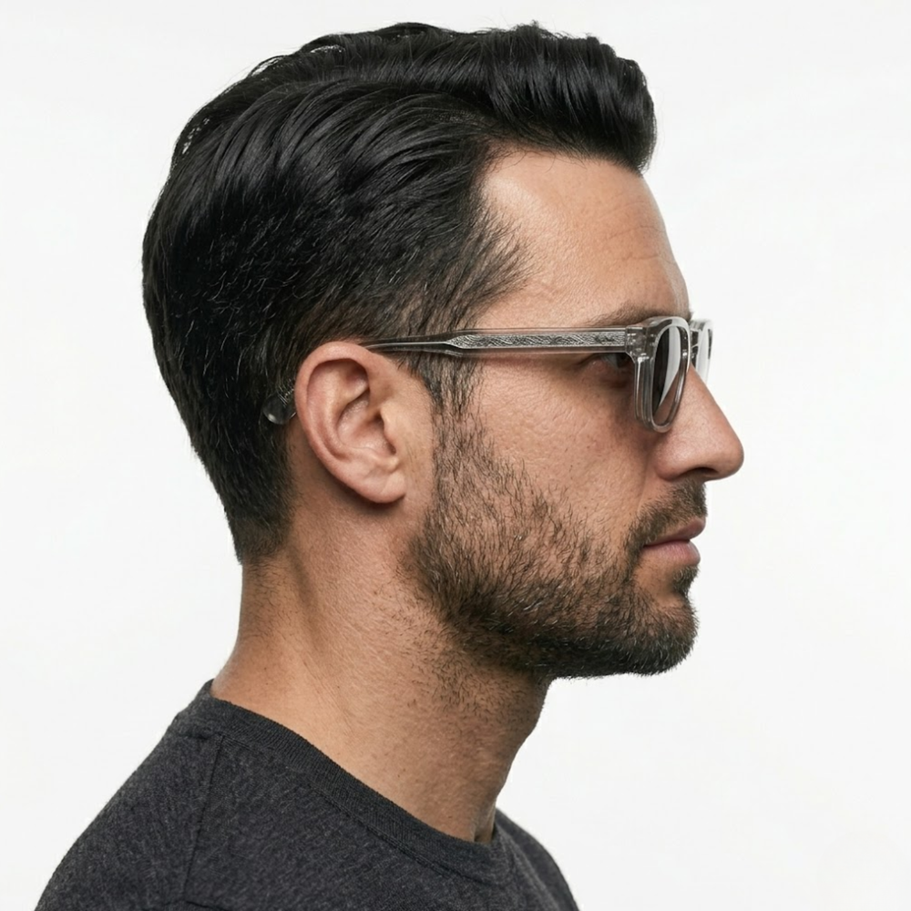 Square UV400 Sunglasses - Men's Retro Design