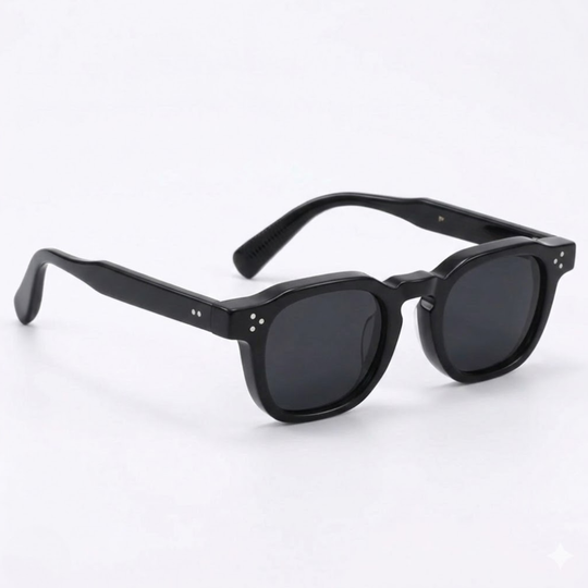 Square UV400 Sunglasses - Men's Retro Design