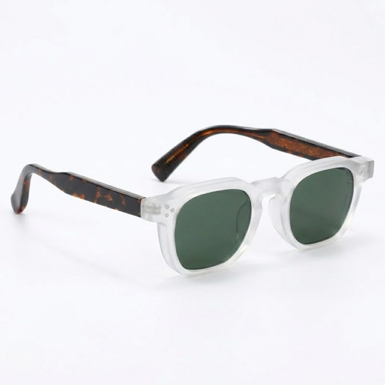 Square UV400 Sunglasses - Men's Retro Design