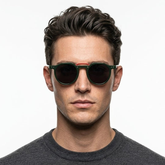 Vintage Round Unisex Sunglasses - UV400 Polycarbonate