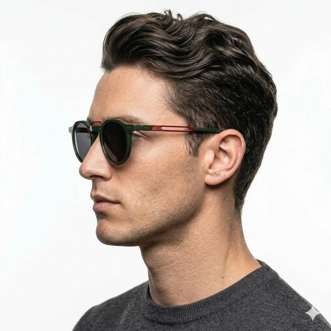 Vintage Round Unisex Sunglasses - UV400 Polycarbonate