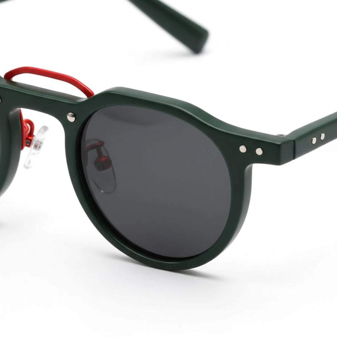 Vintage Round Unisex Sunglasses - UV400 Polycarbonate