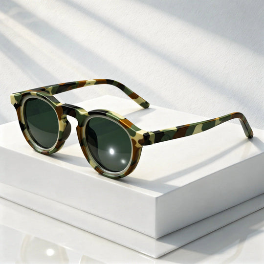 Round Sunglasses – Retro Style with UV400 Protection
